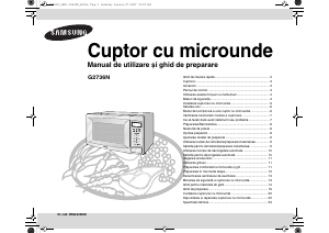 Manual Samsung G2736N Cuptor cu microunde