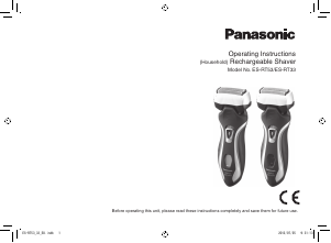 Mode d’emploi Panasonic ES-RT53 Rasoir électrique