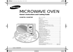 Handleiding Samsung CE2877NT Magnetron