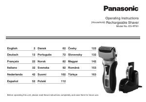 Manuale Panasonic ES-RT81 Rasoio elettrico