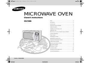 Handleiding Samsung M1739N Magnetron