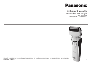 Rokasgrāmata Panasonic ES-RW30 Skuveklis