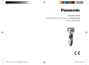 Kasutusjuhend Panasonic ES-SL33 Raseerimisaparaat