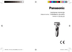 Rokasgrāmata Panasonic ES-SL33 Skuveklis