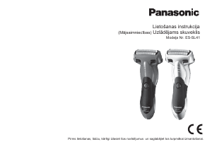 Rokasgrāmata Panasonic ES-SL41 Skuveklis