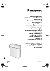 Bedienungsanleitung Panasonic SC-ALL05EG Lautsprecher