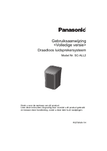 Handleiding Panasonic SC-ALL2EG Luidspreker