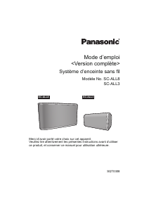 Mode d’emploi Panasonic SC-ALL3EG Haut-parleur