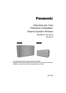 Manuale Panasonic SC-ALL8EG Altoparlante