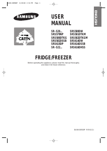 Manual Samsung SR-S20FTLRS Refrigerator