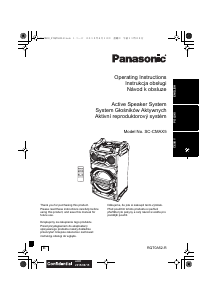 Instrukcja Panasonic SC-CMAX5 Głośnik