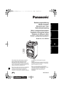 Handleiding Panasonic SC-CMAX5 Luidspreker