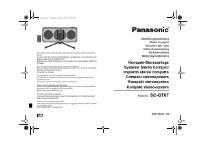 Manuale Panasonic SC-GT07E Altoparlante