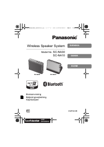 Käyttöohje Panasonic SC-NA10EG Kaiutin