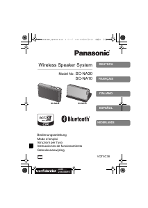 Manual de uso Panasonic SC-NA10EG Altavoz