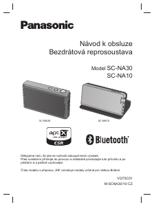 Manuál Panasonic SC-NA30EG Reproduktor