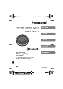 Руководство Panasonic SC-NT10E Динамики