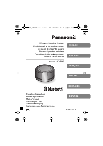 Bedienungsanleitung Panasonic SC-RB5 Lautsprecher