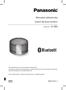 Manual Panasonic SC-RB5 Difuzor