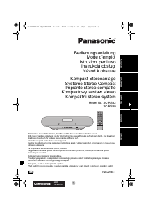 Manuale Panasonic SC-RS32EG Altoparlante