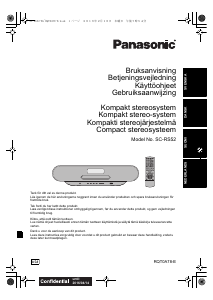 Käyttöohje Panasonic SC-RS52 Kaiutin