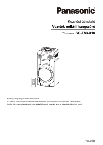 Használati útmutató Panasonic SC-TMAX10 Hangszóró