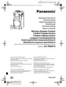 Bruksanvisning Panasonic SC-TMAX10E Högtalare