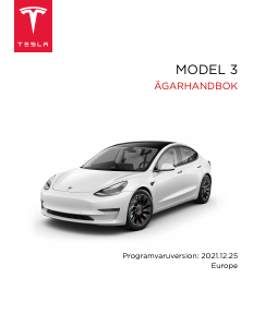 Bruksanvisning Tesla Model 3 (2021)