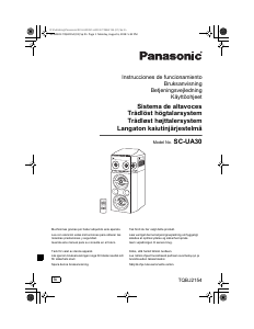 Bruksanvisning Panasonic SC-UA30 Högtalare