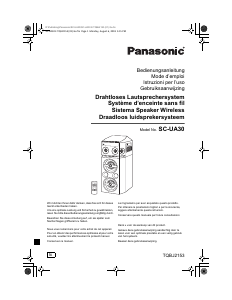 Bedienungsanleitung Panasonic SC-UA30E Lautsprecher