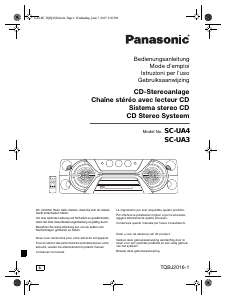 Bedienungsanleitung Panasonic SC-UA3E Lautsprecher