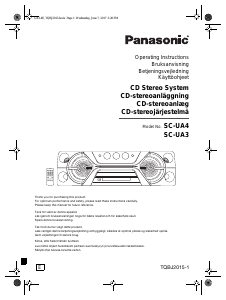Bruksanvisning Panasonic SC-UA4 Högtalare