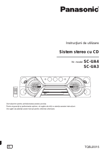 Manual Panasonic SC-UA4 Difuzor
