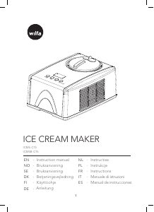 Instrukcja Wilfa ICMSB-C15 Maszyna do lodów