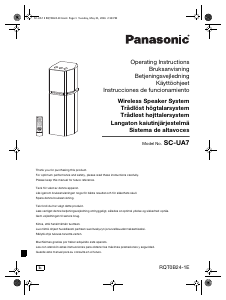 Manual Panasonic SC-UA7 Speaker