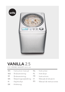 Manuale Wilfa ICM1S-250 Macchina del gelato