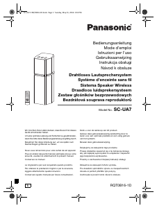 Manuale Panasonic SC-UA7 Altoparlante