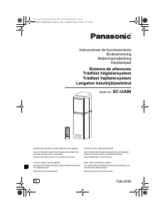 Käyttöohje Panasonic SC-UA90E Kaiutin
