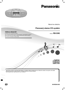 Návod Panasonic RX-D45EG Stereo súprava