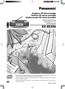 Bedienungsanleitung Panasonic RX-ED50 Stereoanlage