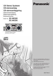 Brugsanvisning Panasonic SC-AK230 Stereo sæt