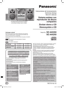 Manual de uso Panasonic SC-AK25 Set de estéreo