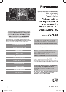 Manuál Panasonic SC-AK270 Stereo souprava