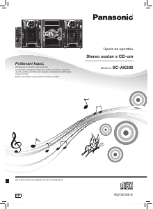 Priručnik Panasonic SC-AK280 Stereo komplet