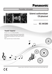 Használati útmutató Panasonic SC-AK280 Sztereóberendezés