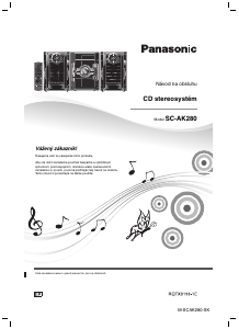 Návod Panasonic SC-AK280 Stereo súprava