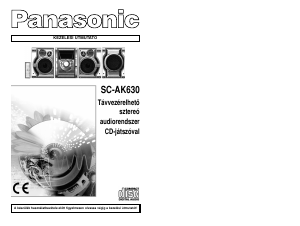 Használati útmutató Panasonic SC-AK630 Sztereóberendezés