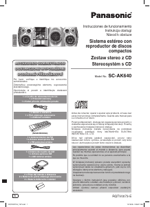 Instrukcja Panasonic SC-AK640 Zestaw stereo