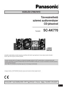 Használati útmutató Panasonic SC-AK77 Sztereóberendezés