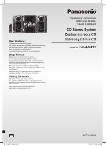 Instrukcja Panasonic SC-AKX12 Zestaw stereo
